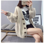 Elegant Twist Knitted Winter Cardigan