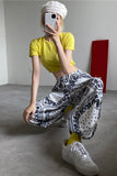 High Waist BOHO Printing Pattern Loose Sweatpants