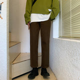 Vintage Casual Brown Jeans Pants