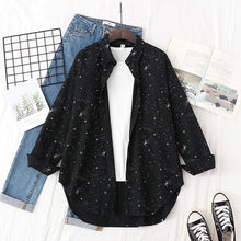 Full Stars Printed Long Sleeve Blouse Shirt