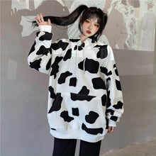 Cow Pattern Printed Hoodie
