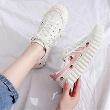Strawberry Printed Custom Sneakers