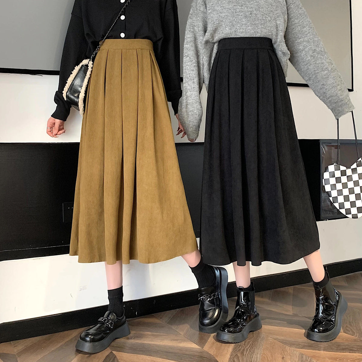 High Waist Elegant Style Long Skirts – Tomscloth