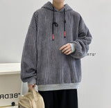 Casual Hooded Corduroy Jacket