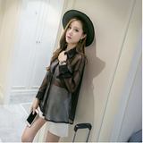 Transparent Shirt Black