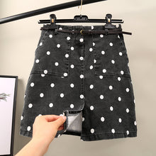Polka Dot Sexy Denim Skirts Jeans