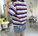 Hit Color Striped Shirt