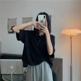 Loose Cropped Basic Shirt