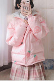 Cute Strawberry Loose Thick Jacket Coat
