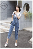 Elegant Denim Romper Jumpsuit