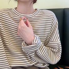 Long Sleeve Elegant Simple Striped Shirts