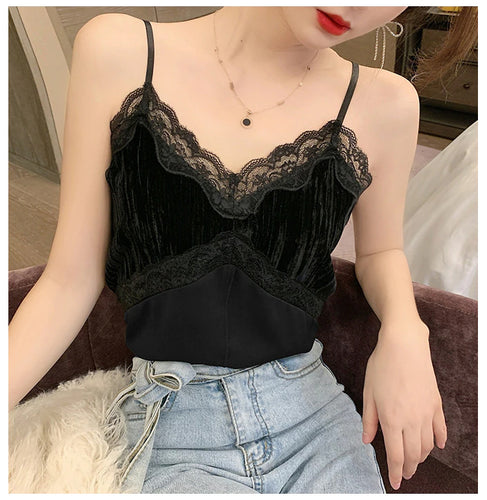 Lace Elegant Sexy Crop Tops