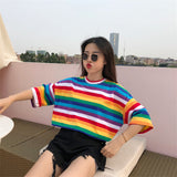 Rainbow Striped T-Shirt