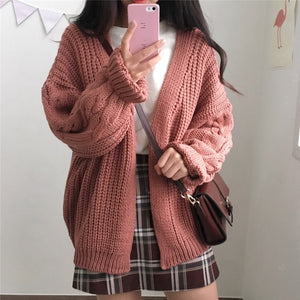 Warm Knit Sweater Cardigan