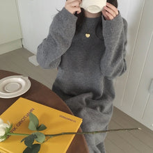 Long Knitted Oversized Knitted Dress Sweater