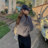 Black White Pattern Cropped Blazer Jacket