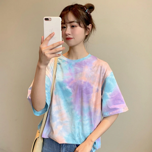 Tie Dye Style Short Sleeve Shirt