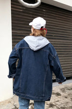 Loose Oversize Hooded Denim Jacket