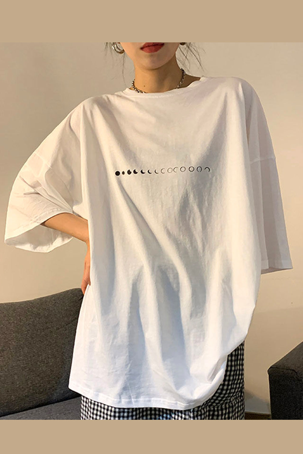 Moon Phase Loose Oversize Shirt – Tomscloth