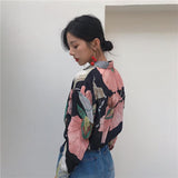 Vintage Flower Blouse Shirt