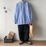 Weather Pocket Embroidery Hoodie