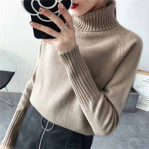 Cashmere Turtleneck Knitted Sweater