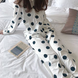 Polka Dot Pattern 2Pcs Pajamas Set