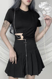 Sexy Hollow Out Chain Gothic Shirt