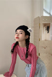 Long Sleeve Ruffle Style Slim Shirts