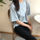 Natural Colors Basic Loose Shirt