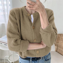 Knitted Button Cardigan Sweater