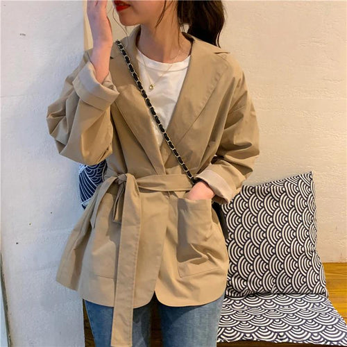 Vintage Solid Thick Coat Jacket