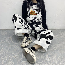 Cow Printing Casual Jumpsuit