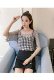 Sexy Hollow Lace Elegant Blouse Shirt