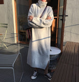 Super Long Oversized Knitted Sweater