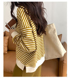 Loose Striped Thin Sweater