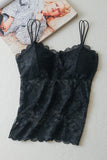 Sexy Flower Lace Bralette Tank Top