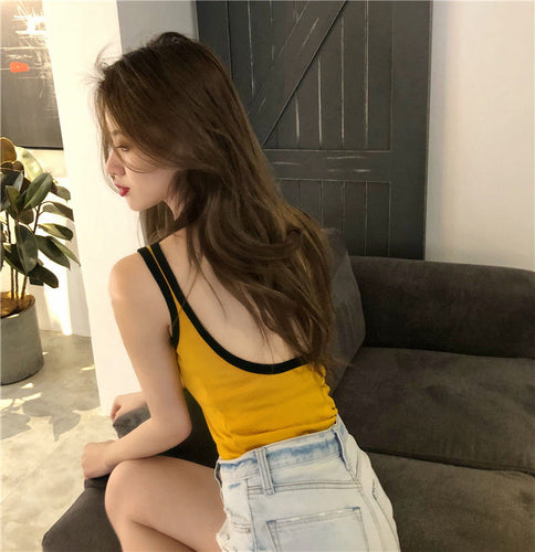 Sexy Skinny Backless Slim Crop Tops