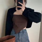 Sexy Irregular Strap Spaghetti Tank Top