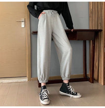 Solid Color Casual Jogger Pants