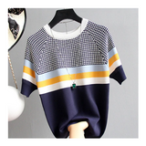 Plaid With Stripe Pastel Color Shirt