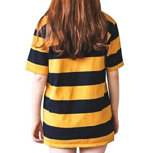 Yellow Black Striped Shirt