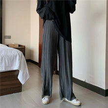 Solid Full Length Pleated Long Pants