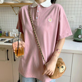 Cute Little Daisy Polo Collar Shirt