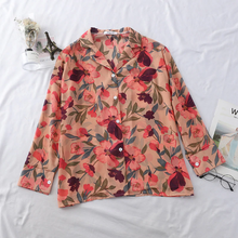Vintage Flower Pattern Beach Style Shirt
