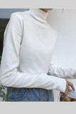 Long Sleeve Slim Fit Turtleneck Shirt