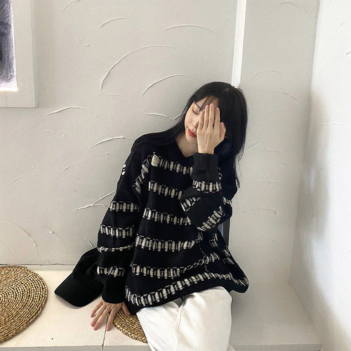 Loose Gothic Knitted Sweater