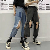 Hip Hop Ripped Sexy Long Jeans Pants