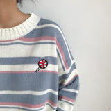 Cake Pocket Embroidery Sweater