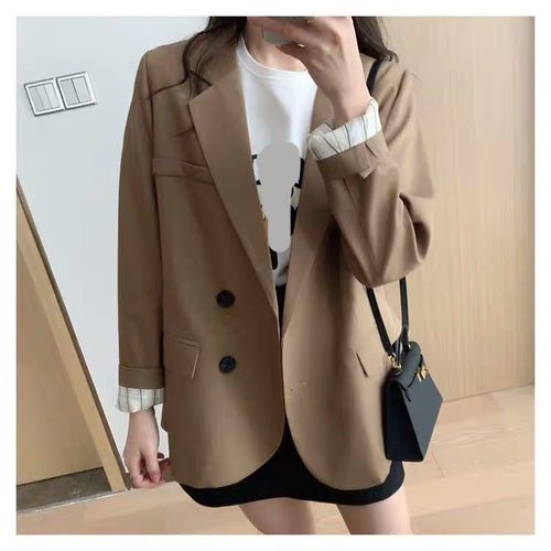 Casual Notched Elegant Single Breasted Blazers